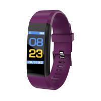 ❅✓◇ 115plus Smart Clock Fitness Bracelet Sport Waterproof Pedomter Smart Watch Men Women Wristband Heart Rate Blood Pressure Smartwa