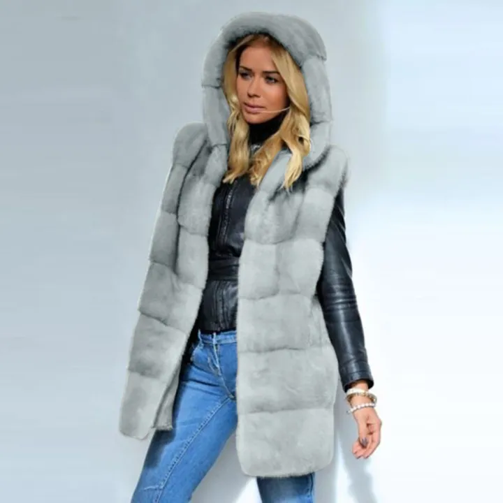 ladies faux fur winter coats