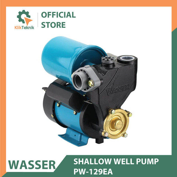 WASSER SHALLOW WELL PUMP PW 129EA Pompa Air Listrik Sumur Dangkal ...