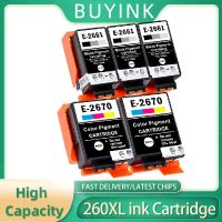Compatible EPSON WF-100W WF-110W WF100 Printer Ink Cartridgest266 267 Black And Color
