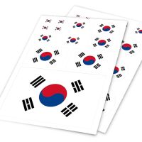 Korean Flag Korea KR Taegeukgi Ho Car Auto Motorcycle Decal Set Sticker Scratch Off Cover Ipad Notebook Laptop Handy Car Styling