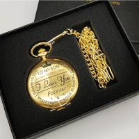 Best Gift Quartz Pocket Watch Chain To My Son Necklace Fob Watches Men Children 39;s Day Kids Boy Gift Present reloj de bolsillo