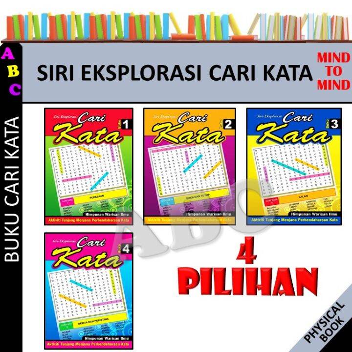 SIRI EKSPLORASI CARI KATA BUKU 1-4 - MIND TO MIND | Lazada