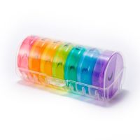 tdfj Weekly Pill Organizer 7 Day 2 a Day Large Cases for Pills/Vitamin/Fish Oil/Supplements BPA Box Eas