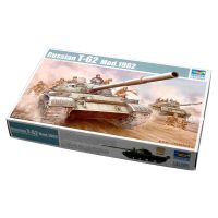 คนเป่าแตร00376 1/35 T62โซเวียต T-62 MBT รถถังประจัญบานหลัก Mod1962ของขวัญสำหรับเด็กของเล่นชุดประกอบโมเดลอาคารประกอบพลาสติก