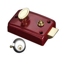 ⚡ COD?Night Latch Deadbolt ขอบล็อกประตูแบบโบราณ,ล็อกประตูบ้านสำนักงานกุญแจประตู