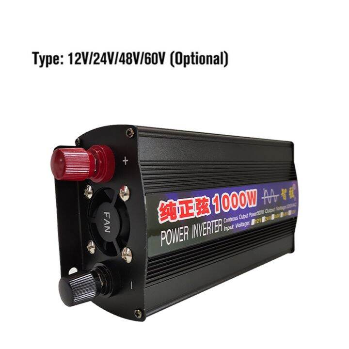 สินค้าขายดีอินเวอร์เตอร์คลื่นไซน์บริสุทธิ์1000w-อินเวอร์เตอร์พลังงานอัจฉริยะจอแสดงผลดิจิตอลเดี่ยว