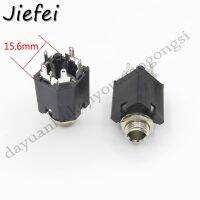 2Pcs 6.35mm 6.3mm 1/4 inch Headphone Jack PJ-612 Audio Video Socket Outlet 5pin Standard