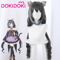 Dokidoki เกมเจ้าหญิงเชื่อมต่อ! Re:Dive Cosplay Kyaru วิกผมผู้หญิง Princess Connect! Re:Dive Cosplay Hair Cat Ear Wig