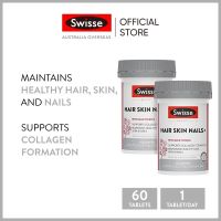 Swisse Beauty Hair Skin Nails+ 60 Film Coated Tablets x 2 Bottles [Delivery Time: 5-10 Days]