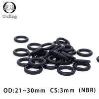 △☋✁ 20PC/lot Rubber Ring NBR Sealing O Ring 3mm Thickness OD21/22/23/24/25/26/27/28/29/30x3mm O-Ring Seal Nitrile Gaskets Oil Ring