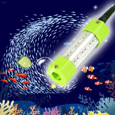GVHJ ไฟตกปลา LED สำหรับกลางคืนตกปลาค้นหาปลาใต้น้ำไฟพร้อมคลิป/เบา5/7.5เมตรสาย