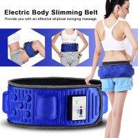 Electric Abdominal Body Slimming Belt Stimulator เข็มขัดสั่น Belly Muscle Waist Trainer Massager ฟิตเนสลดน้ำหนัก Fat Burn