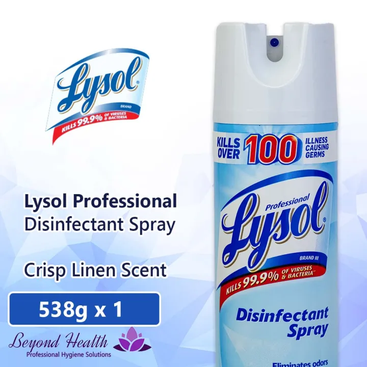 Lysol Professional Disinfectant Spray Crisp Linen Scent 538g 