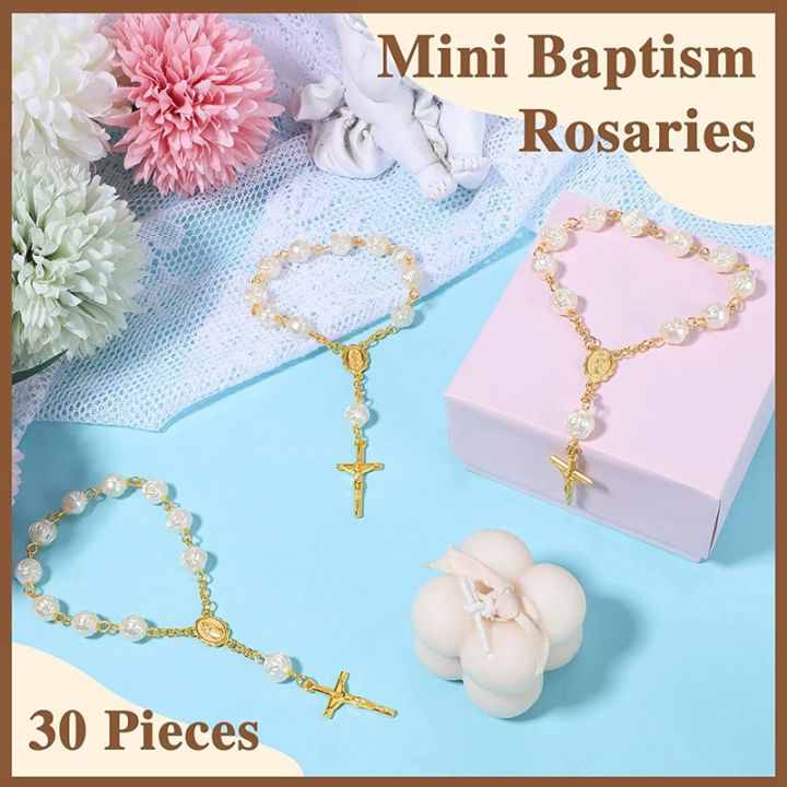 30pcs-baptism-rosary-acrylic-rosary-beads-mini-rosaries-with-cross-for-the-first-communion-baptism-party-favors