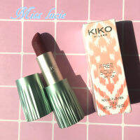 ชุดโซลลิปบาล์มลิปสติกสีเขียวขนาดเล็กจากอิตาลีรุ่น Kiko สีแดง03สีแดง06สีด้าน