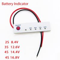 2S/3S/4S BMS Li-ion Battery 18650 Lithium Battery Capacity Indicator Display PCB Module Power Level Tester LCD Charge Discharge Electrical Circuitry P