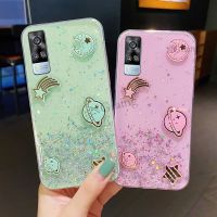 Phone case VIVO Y33 Y31 Y51 Glitter Star Space TPU Transparent Soft Cover VIVO Y31 Y51 Casing