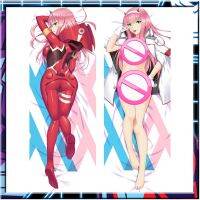 Anime ที่รัก ใน The Franxx Zero Two Dakimakura 02 ชุดรูปแบบโซฟาหมอนตกแต่งหมอนหมอนอิงหมอน 50 * 150 ซม