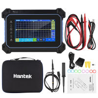 Hantek TO1112D หน้าจอสัมผัส Digital Oscilloscope 2ช่อง110Mhz Hanheld Osciloscopio + แหล่งสัญญาณ + มัลติมิเตอร์