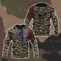 Xzx180305 Freach arm Camo veteran solid skull solid 3D boxed trackshirt hooded Jersey tracksuit