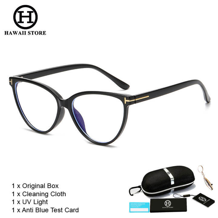 top Hawaii Vintage Tom for Women Optical Eyeglasses TR90 Frames Cat Eye