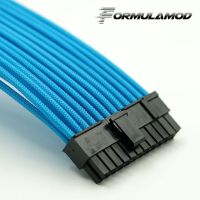 Formulamod Fm-atx24p-b Atx 24pin เมนบอร์ดสายต่อเพาเวอร์18awg 24pin สายต่อหลายสี