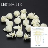 [HOT AIXUSACJWII 526] LEDTENGJIE สำหรับจีเอ็ม15076791สีขาวไนล่อนอัตโนมัติภายในปั้นคลิปหมุดพลาสติกตัดแผงยึดอุปกรณ์ชิ้นส่วนรถยนต์