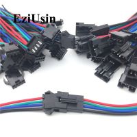 10pcs/5pairs JST SM Male and Female Connector 2.54 SM2P SM3P SM4P Wire Cable Cord Adapter for LED Light