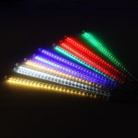 【✆New✆】 xuzichao Beiaidi ไฟสายดึง Led ฝนดาวตก,30ซม. 50ซม. 8หยดน้ำฝนหิมะตกไฟต้นไม้กันน้ำ