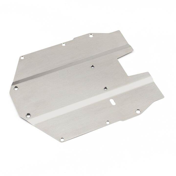 chassis-armor-protector-skid-plate-rc-car-upgrades-parts-stainless-steel-replacement-for-yikong-df7-1-7-short-course-truck