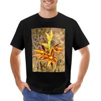 Ongerup Sun Orchid - Australia Wildflower T-Shirt Edisi Baru Kaus Lucu Pakaian Vintage Lengan Pendek Tee Pria S-4XL-5XL-6XL