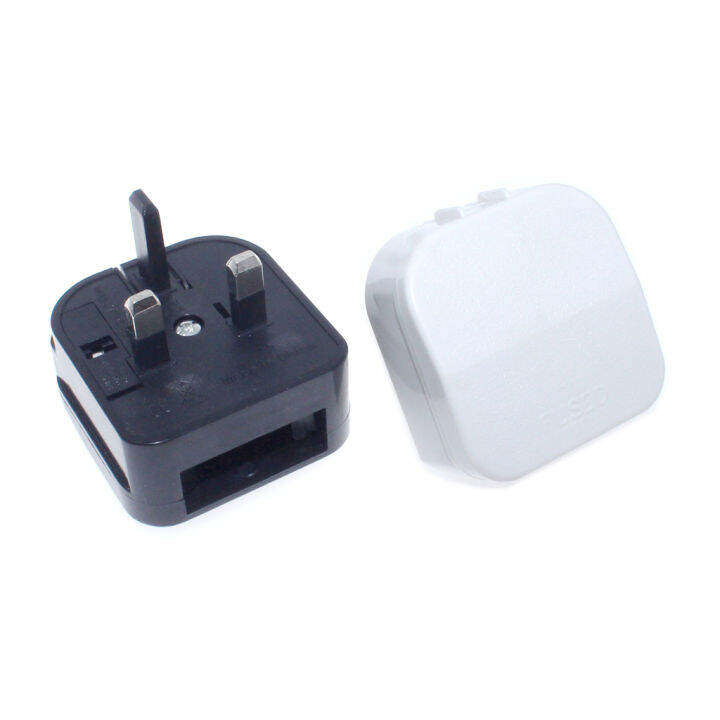 EU to UK Plug Adapter with fused 13A Convert EU Round Two pins 4.0mm to