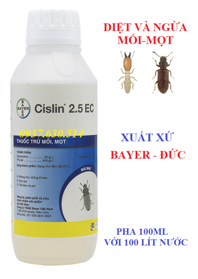 Hàng bayer-sản phẩm cislin 2.5ec diệt và ngừa mối - ảnh sản phẩm 1