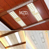 MZD【หลอดไฟ Led 3สี】โคมไฟไฟเพดานแบนระเบียงบ้านเฉลียงหน้าต่างขนาด15*60ซม. ริ้วสายไฟทางเดินโคมไฟเพดานทางเดิน