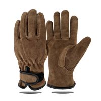 Cowhide Gloves Leather Labor Protection Anti-sting Anti-fall Soft And Working Garden Outdoor Layer