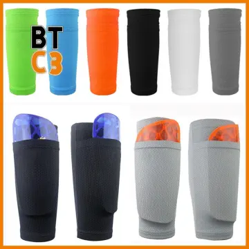 Football Soccer Guard Sleeves Shin Pads Holder Instep Socks for Boys Men  Kids