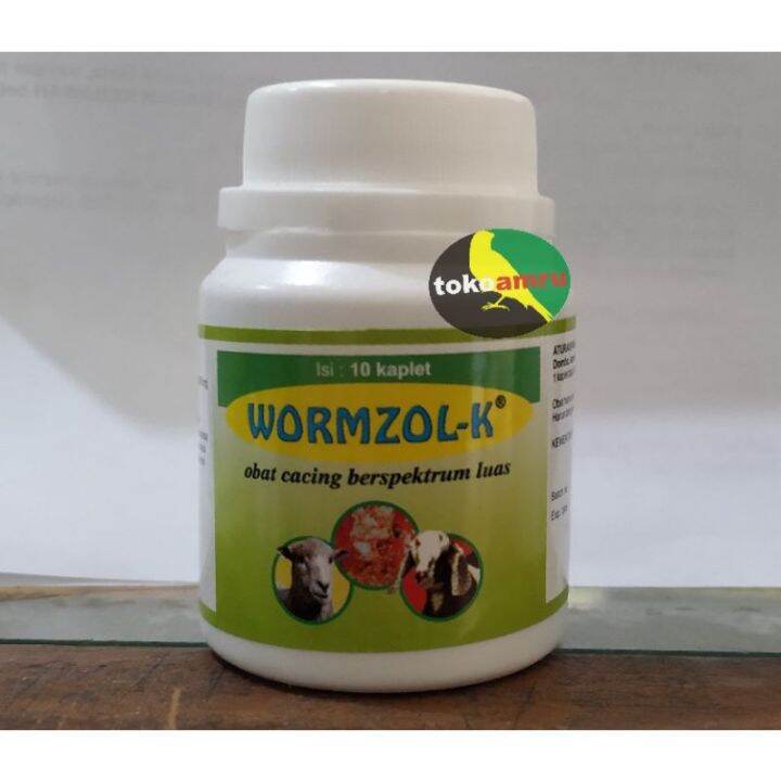 Obat Cacing Kambing Domba Wormzol K 10 Kaplet | Lazada Indonesia