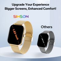 H13 smartwatch ศัพท์ Android 1.83 "หน้าจอสีขนาดใหญ่ Full TOUCH CUSTOM dial Smart Watch Bluetooth Call s.mart Watch Women menu