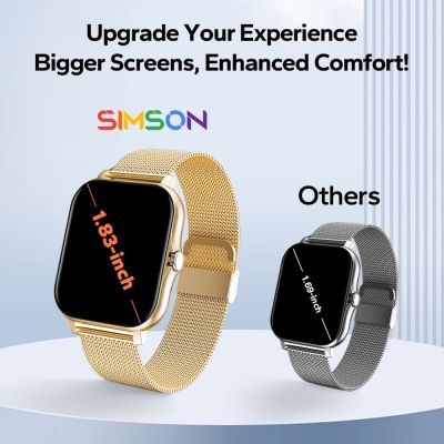 H13 smartwatch ศัพท์ Android 1.83 "หน้าจอสีขนาดใหญ่ Full TOUCH CUSTOM dial Smart Watch Bluetooth Call s.mart Watch Women menu