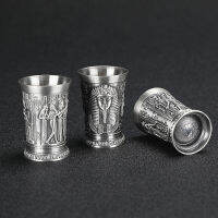 DEOUNY Ancient Egyptian Shot Glass Set Antique Bronze Shape A Cup Of Creative Alloy B52 Cocktail Wine Glasses Bar Sets For Vodka