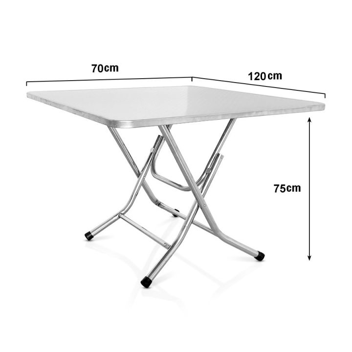 โต๊ะเหล็กพับอเนกประสงค์-โต๊ะเหล็กพับได้-โต๊ะเหล็กพับกลม-โต๊ะพับอเนกประสงค์-โต๊ะสนาม-พับเก็บได้-หนาแข็งแรงคุณภาพดี-grandmaa