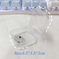 Ins Transparent Mini Storage Clear Ornaments Ring Earrings Necklace Jewelry Vitamin Storage Organiser Desktop Decor Gift