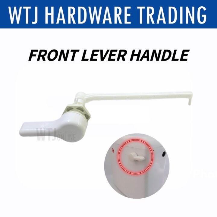 Flush Handle FRONT LEVER Toilet Low Lever Cistern Handle Pemegang Flush