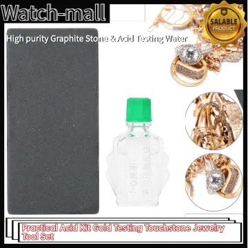 Practical Acid Test Kit Gold Testing Touchstone Jewelry Tool Set