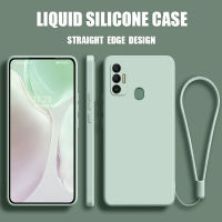 เคสโทรศัพท์ เคส Tecno Spark 7T 7 Pro Case เคสกันกระแทกซิลิโคนเหลวแบบเต็มรูปแบบต้นฉบับสี่เหลี่ยมจัตุรัสตัวป้องกันกล้องด้านหลัง