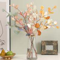 【YF】 Artificial Faux Leaves Eucalyptus Branch Wedding Decoration Silk Flowers Fake