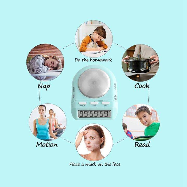 digital-kitchen-timer-with-100-hour-clock-count-down-for-kid-teacher-cook-45-display-lcd-amp-security-lock-time-management