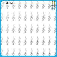 HEYGIRL 100 Pcs โลหะสำหรับตกแต่ง จี้รูปโน้ตดนตรี สัญลักษณ์เพลง สง่างามเรียบหรู การหา สร้อยคอสำหรับผู้หญิง