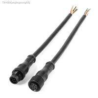 ❀☇♝ 8 Pin M/F Plug Waterproof Connector Cable Black